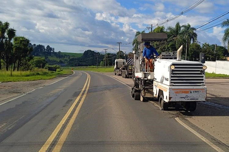 Estado libera tráfego nas pistas principais da obra de duplicação da BR-277  em Guarapuava