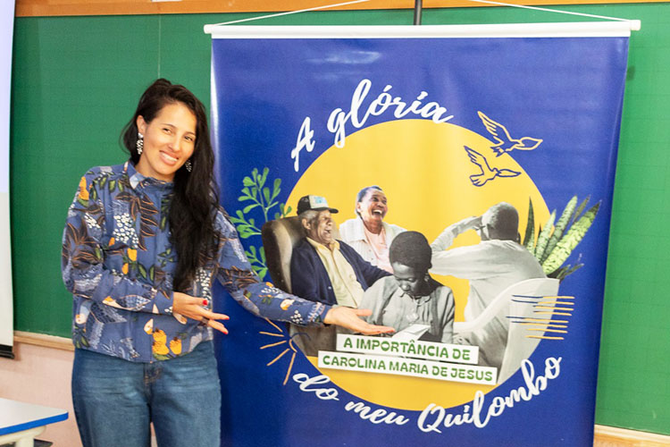 Bate-papo nas escolas e exposição fotográfica aproximam a comunidade escolar da cultura negra e quilombola em PG