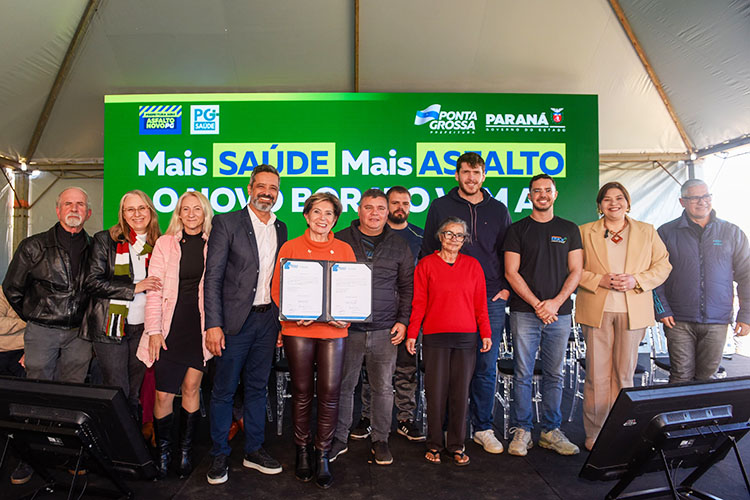 Prefeitura de PG entrega Superposto e autoriza início das obras de asfalto no Borato