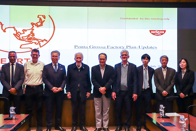 Obras da nova fábrica da Nissin em Ponta Grossa avançam e reforçam indústria do Paraná